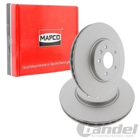 2X Mapco Bremsscheiben 321Mm BelÜFtet Vorne Passend FüR Opel Insignia | 45705C