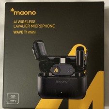Maono Wave T1 mini Wireless USB-C Lavalier Mic AI Voice Change/NR WM622