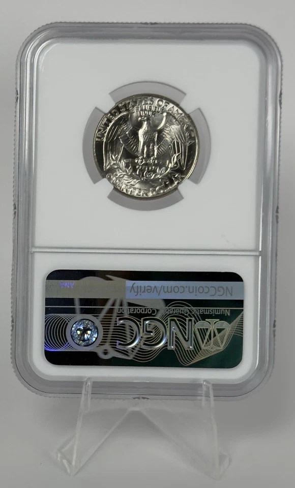 1989-D Washington Quarter NGC MS66 Drop 7s Mint Error GEM Brilliant Uncirculated - Image 2 of 4