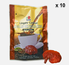 10 Packs DXN Lingzhi Black Coffee Ganoderma Reishi Instant Classic Cafe