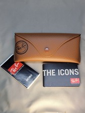 Ray-Ban Universal Brown Medium Soft Case for Sunglasses  Eyeglasses with Book