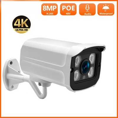 Wide Angle2.8mm 2MP4MP5MP8MP Camera Waterproof P2P RTSP Bullet Email Alert XMEye