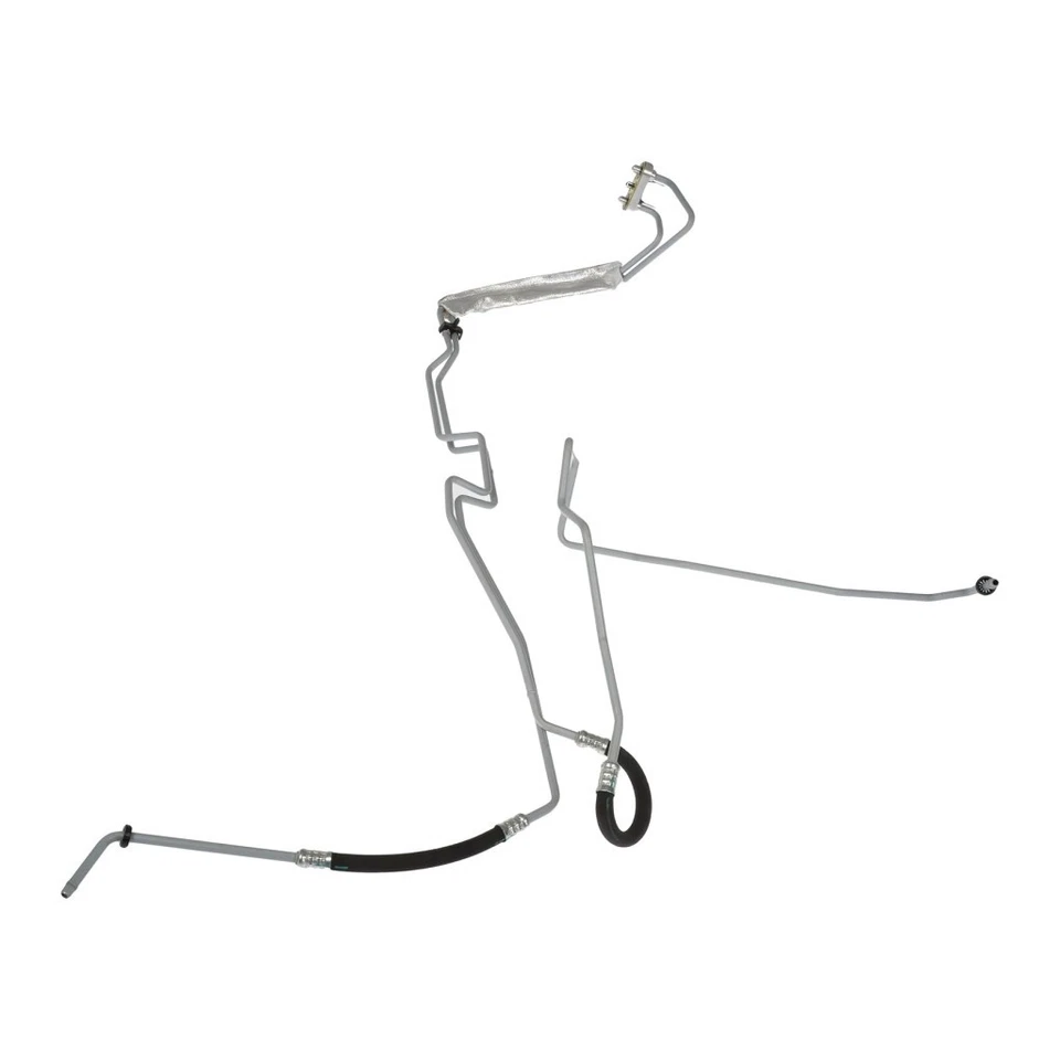 For GMC Sierra 2500/3500 HD 2011-2014 Transmission Oil Cooler Black; Silver Hose - Imagem 2 de 4