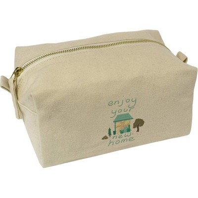 Kulturtasche / Schminkkoffer aus Canvas ''Enjoy Your New Home And Garden'' (CS00039303)