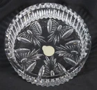 Vtg Waterford Best Wishes Bottle Coaster Lead Crystal Wine Champagne Pristine