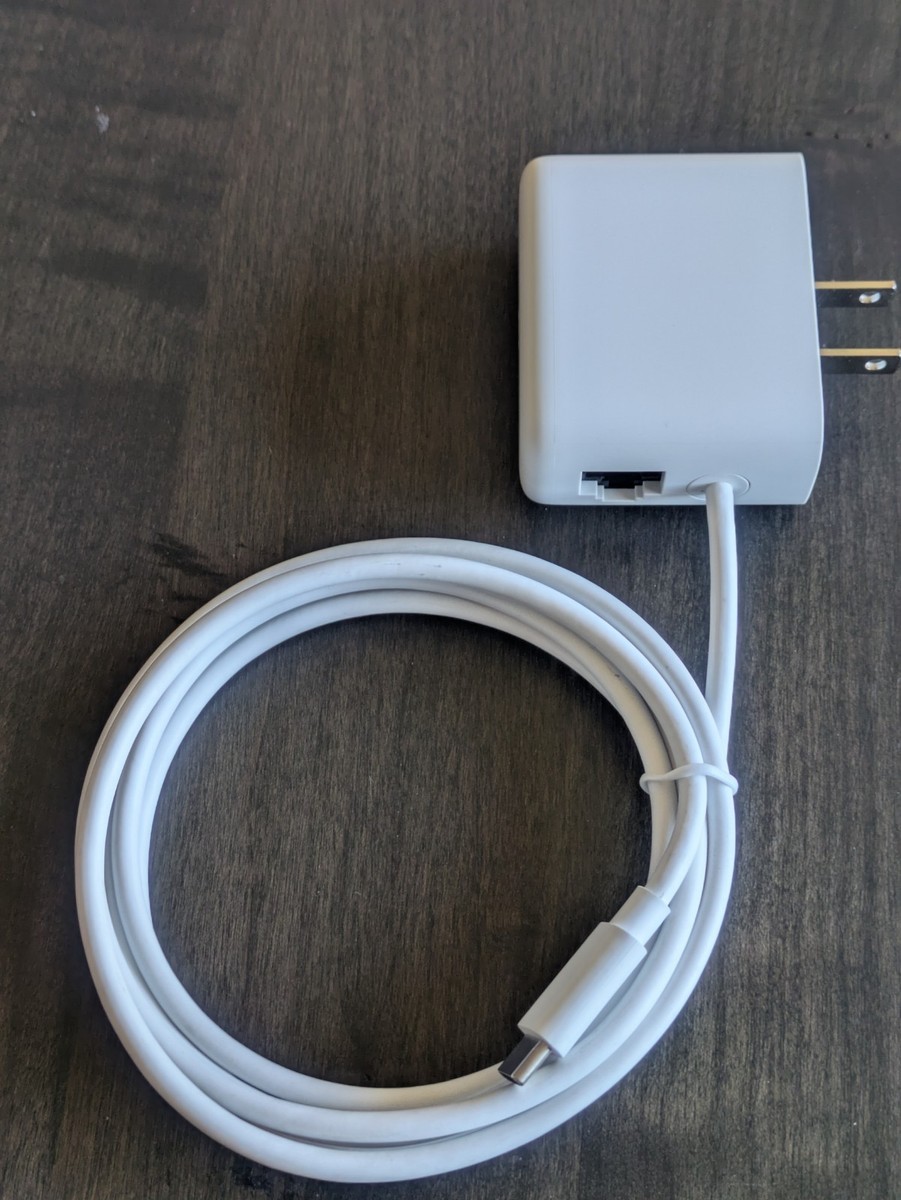 Google Chromecast 4K / HD Ethernet Adapter USB-C Power Supply 7.5W