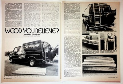 Maherajah Water Skis Van Wood Accessories 1978 Magazine Article Ad