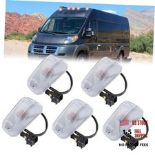 5PCS Cab Roof Marker Lights Top Roof Clearance Running Lights Clear Lens