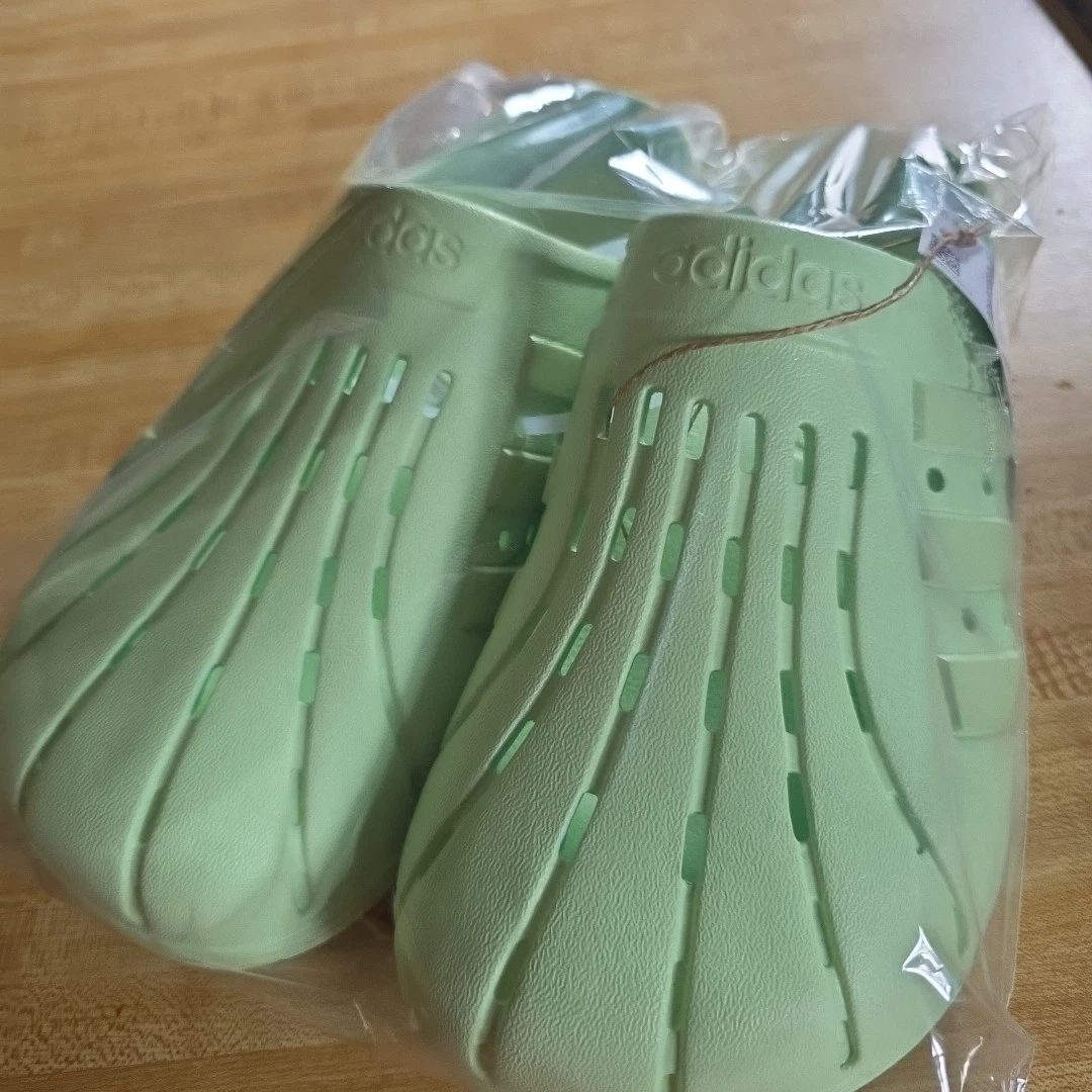 Zoccoli Adidas Adilette verde menta uomo leggeri casual comodi slide taglia