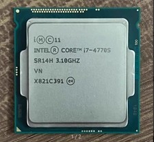 4Th Gen Intel Core i7-4770S LGA 1150 CPU Processor Haswell Quad-Core 3.1GHz 65W