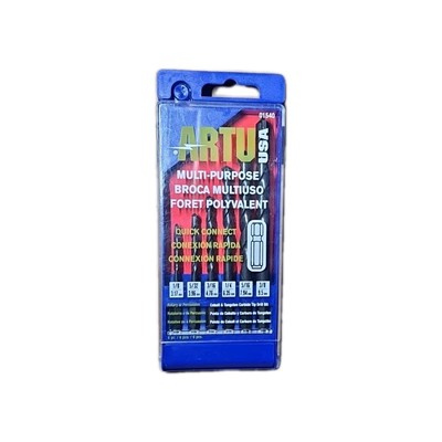 Artu - 6-Pc. Quick Connect Multi-Purpose Drill Bit Set