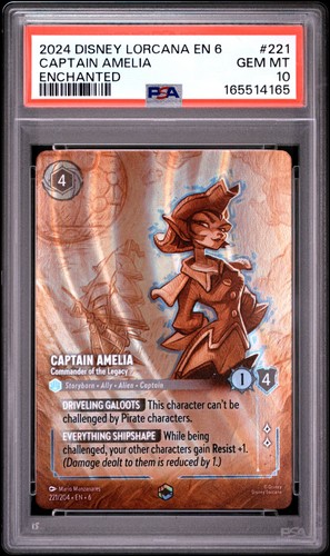 Captain Amelia - Commander of the Legacy graded PSA 10 for sale on eBay