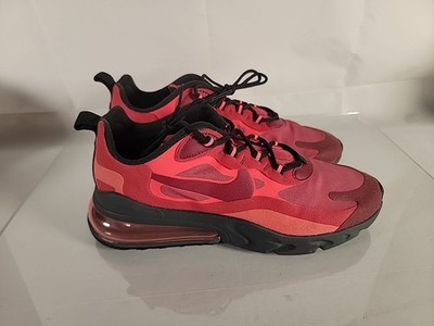 2019 NIKE Air Max 270 React University Red Mens US 9.5 Sneakers C13866-600