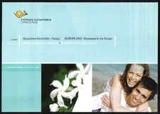 Cyprus Stamps Official Leaflet 2012 Issue No 4 + 5 Flowers Jasmine, Europa Visit