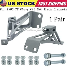 NEW 1Pair Engine Motor Mount Brackets Set For Chevy C10 GMC Truck V8 1963-1972