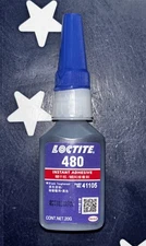 Loctite 480 Instant Adhesive Black 20g Bottle 41105 20grams   EXP 03/2027