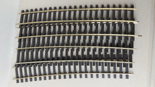 5x Lenz Spur 0 Kurve 45014 (Gegenbogen) Peco | Condition: Gebraucht