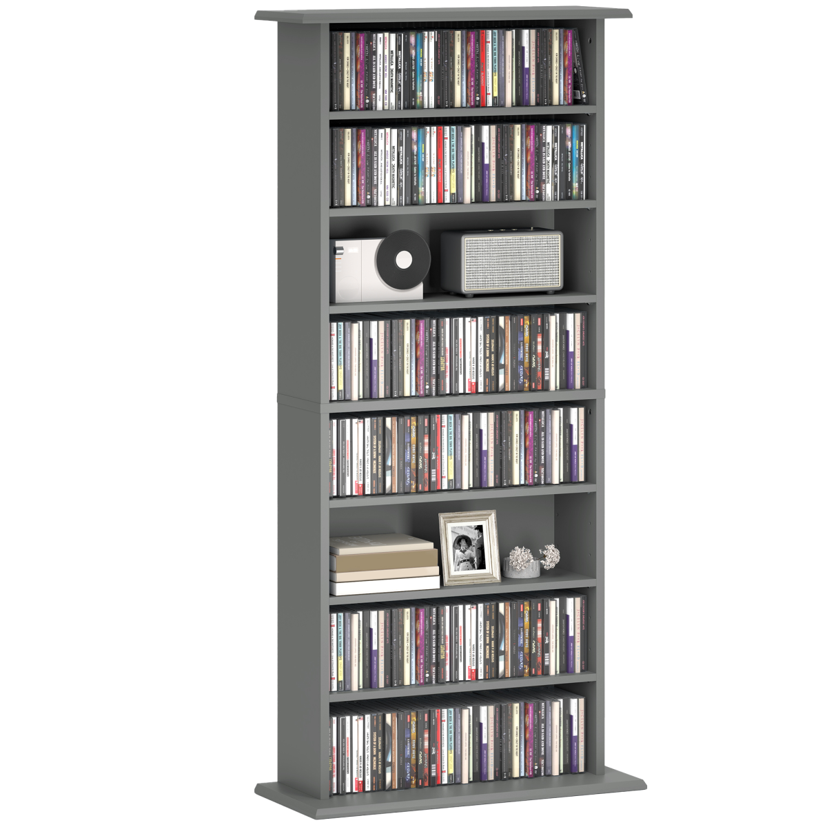 Rackhams Grey 360 Cd Storage Unit - Image 3