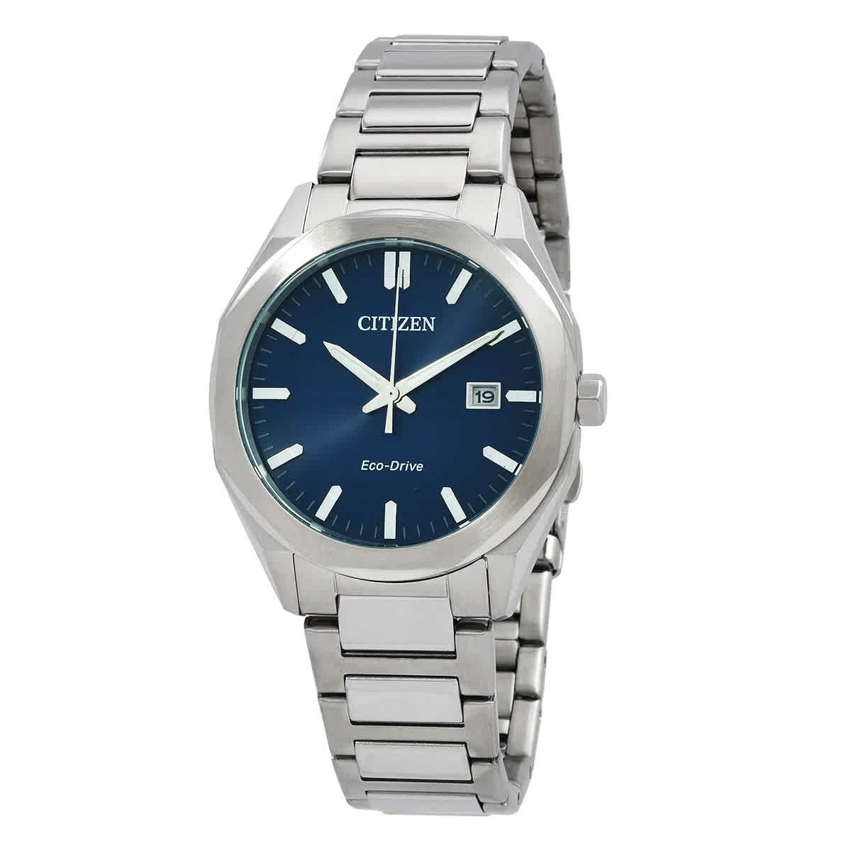 Citizen Octangle Eco-Drive Blue Dial Unisex Watch BM7620-83L