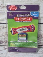 LeapFrog Quantum Leap TURBO TWIST MATH Cartridge  Parent Guide 5th  6th Grade