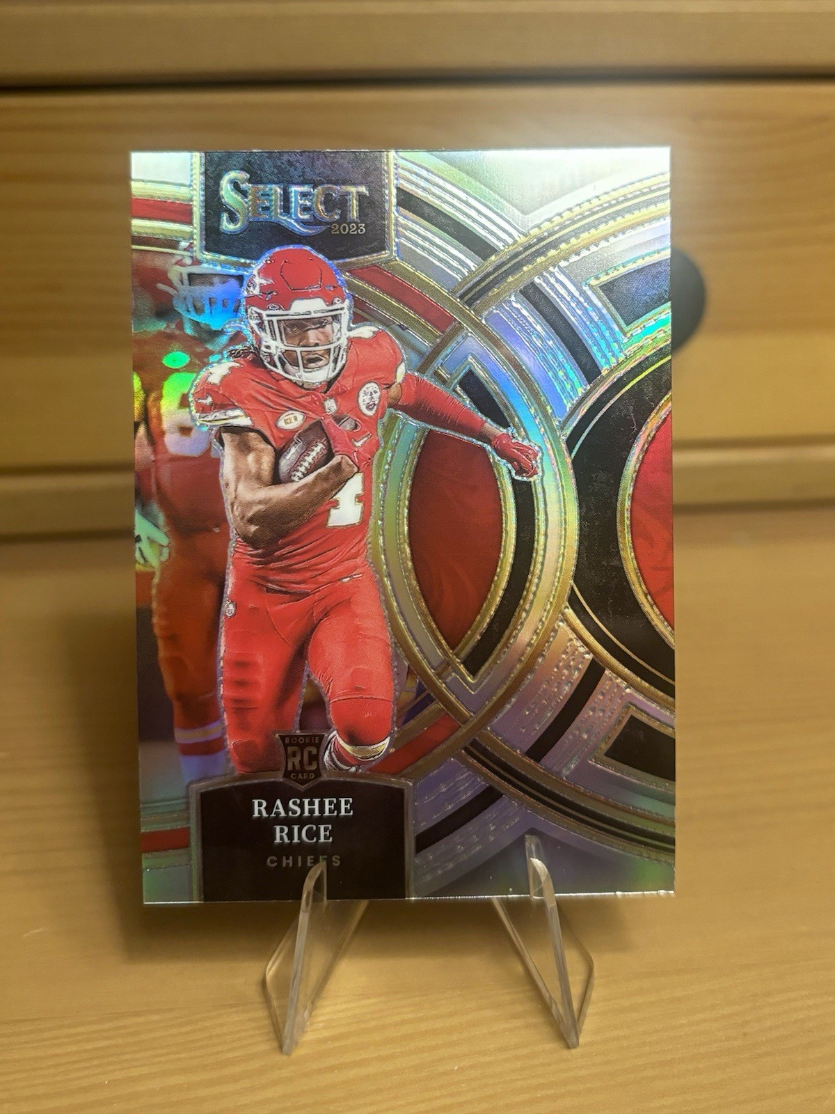 RASHEE RICE 2023 SELECT PREMIER LEVEL ROOKIE SILVER PRIZM CHIEFS RC