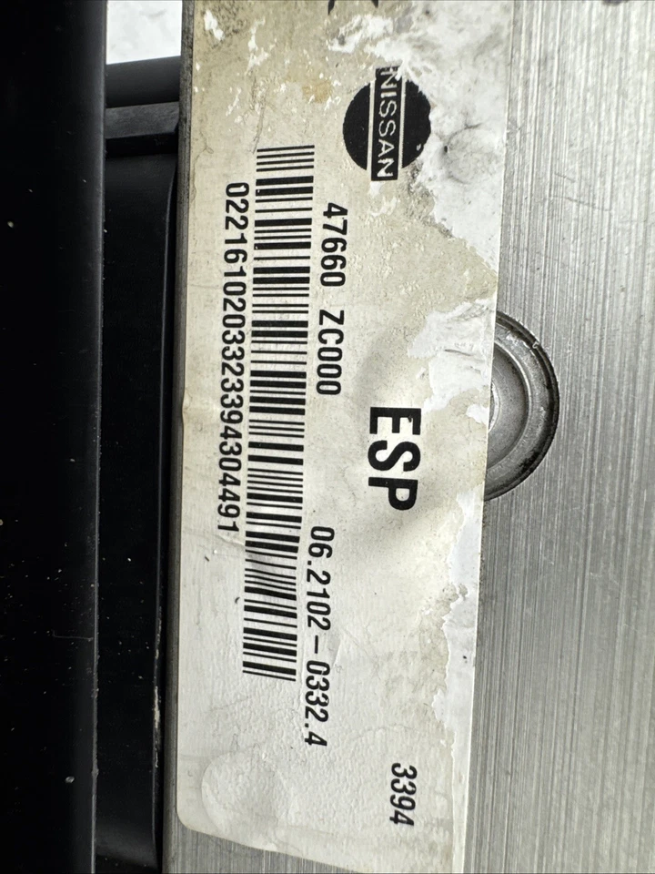 Infiniti QX56 2005 sistema de frenos ABS unidad de módulo de bomba P: 47660-ZC000 ¡OEM! Foto 2 de 4