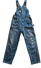 Vtg. SMITH'S TAILOR MADE Cotton Denim Jean Bib Overalls USA 30 X 28 Made S
