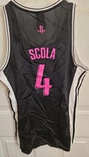 ADIDAS NBA HOUSTON ROCKETS LUIS SCOLA JERSEY WOMEN'S SIZE L