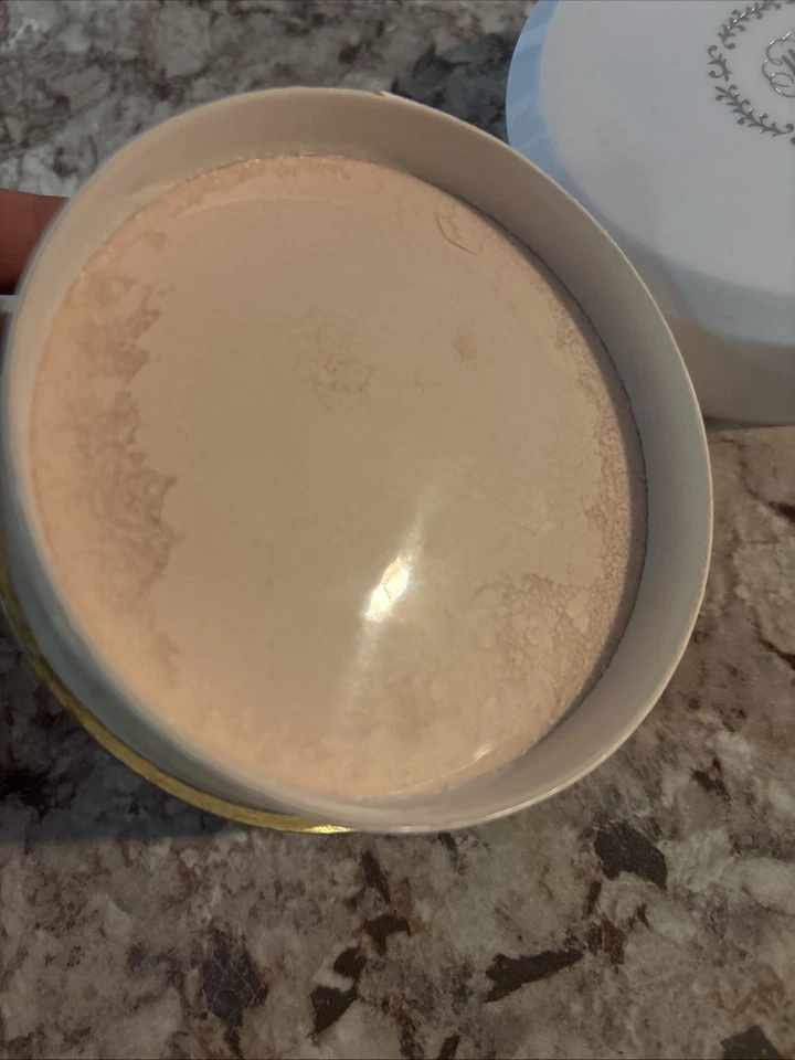 Polvo facial vintage Max Factor tacto romano NATURAL claro medio rosa beige 3 OZ Foto 3 de 4