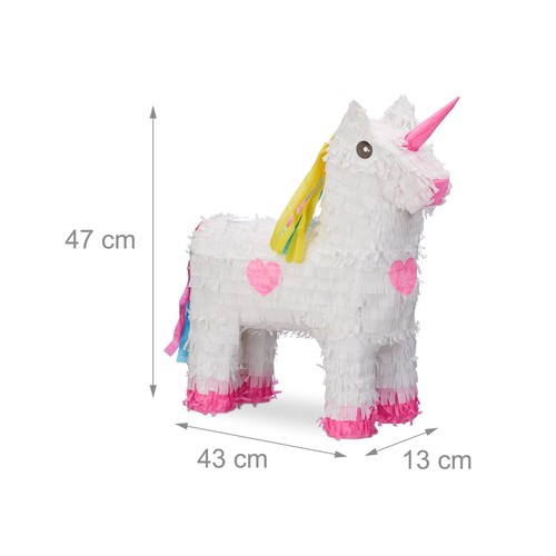 Pinata einhorn leicht Papier Einhorn Pinata Kinder Pinata Party Pinata 0,2 kg - Bild 3 von 5