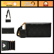 Skull Boss Wallet on a Chain - Stylish Crossbody Purse, Trendy Fashion Accessory