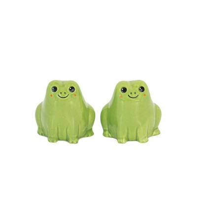 Frosch Salz & Pfefferstreuer Küche Geschirr Kruzifix Set von Sass & Belle