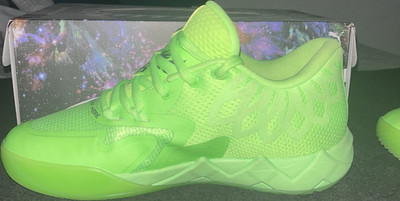 PUMA MB.01 Lo Volt Green Gecko Men s Low Top Basketball Sneakers 376941-07