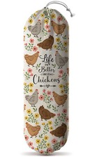 Plastic Bag Holderfunny Chickens Grocery Bags Storage Organizergarbage Shopping