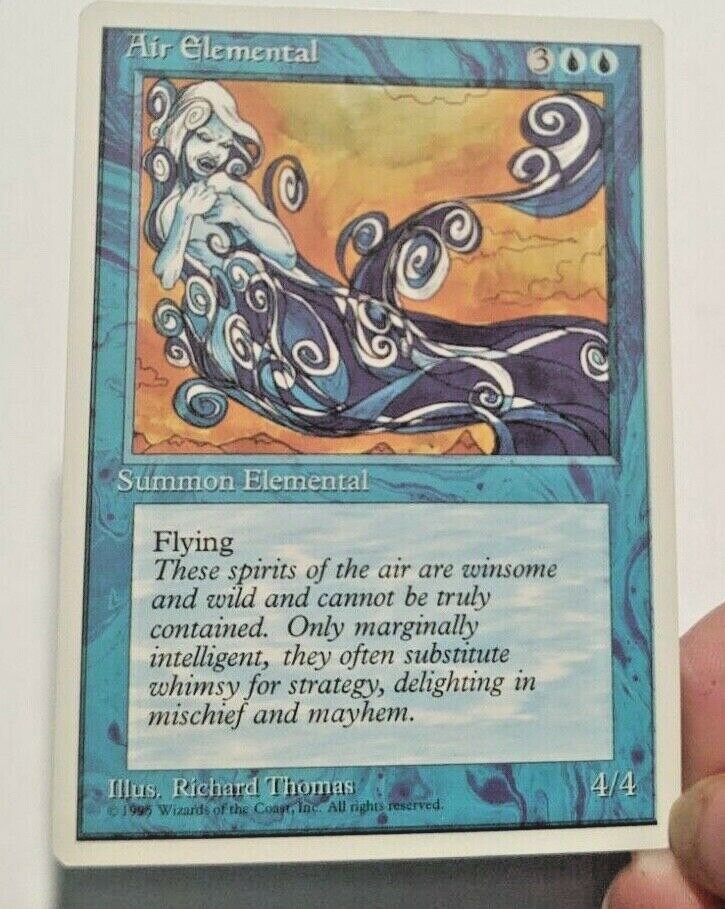 MTG Air Elemental Fourth Edition 59/379 Regular Uncommon NOS See Description