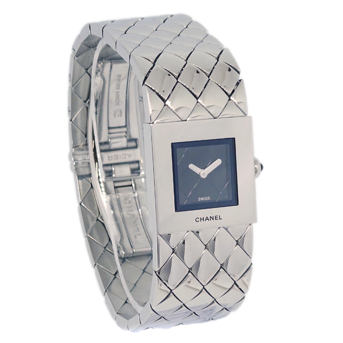 Chanel Matelasse Quartz Watch Stainless Steel Watch (Pre-Owned)