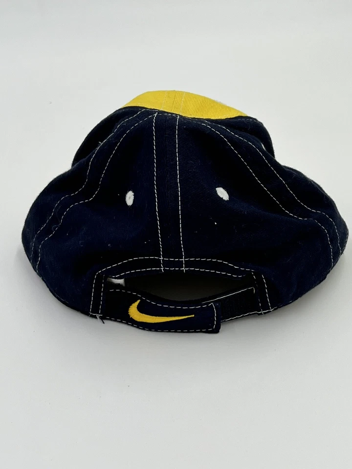 Infantil Nike Amarillo Azul Correa Gorra Swoosh Logo Niño Niña Papá Regalo Foto 4 de 4