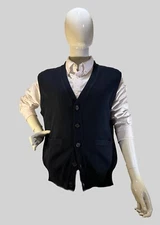 Vintage Scott & Charters of Hawick Men's Medium Cashmere Cardigan Sweater {20}