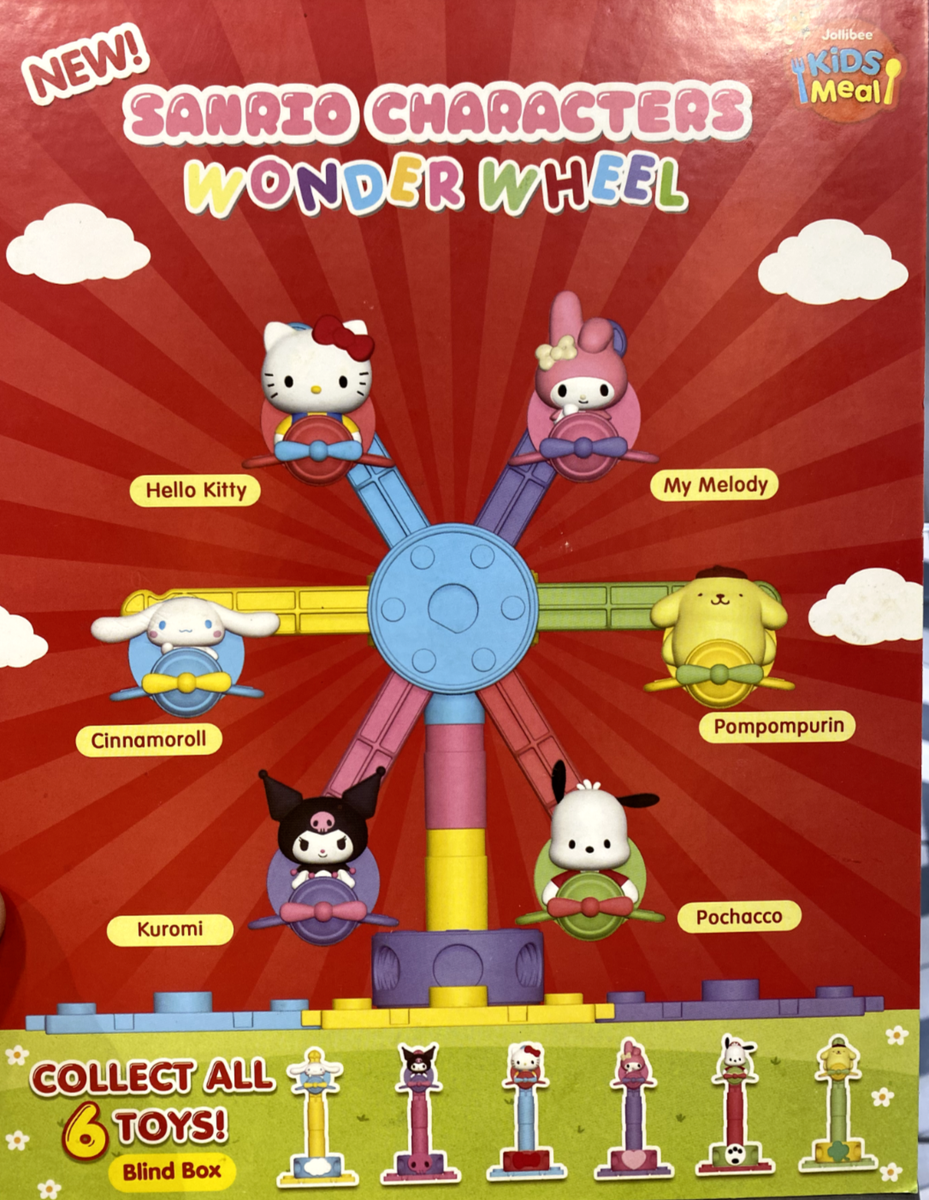 JOLLIBEE SANRIO HELLO KITTY MY MELODY KURUMI CINNAMOROLL