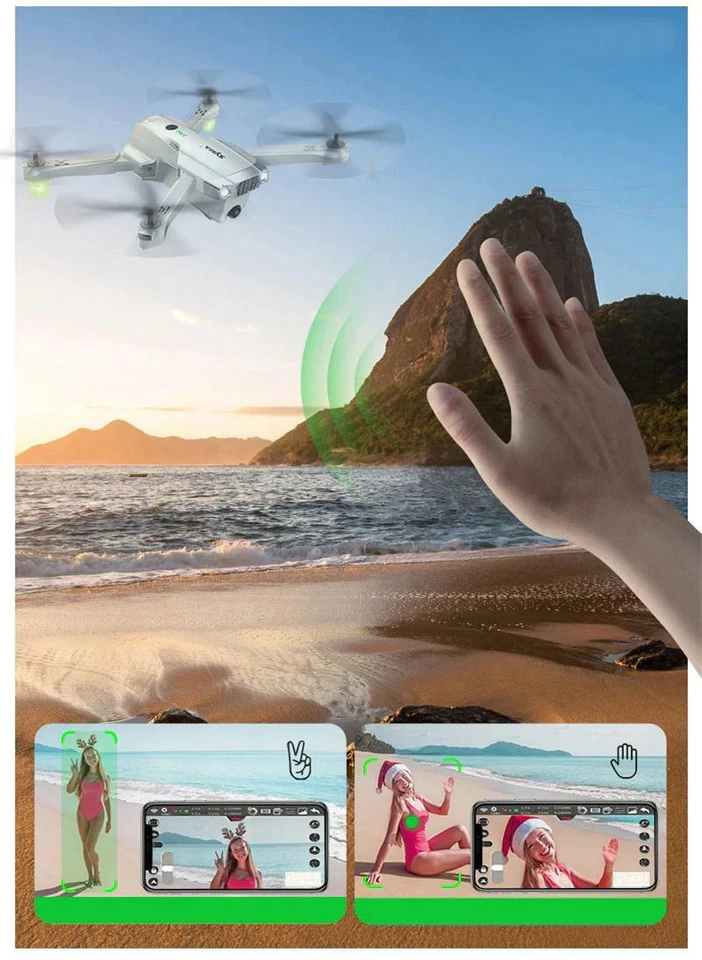 2020 New Model Airplane X30 Large HD Dual Camera 4K Foldable Aerial Drone NEW - Image 3 of 4