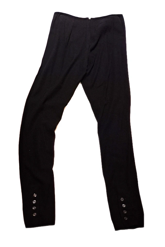 Pantalones para mujer Jean Paul Gautier con botones y entrepierna de 33" talla 8 Foto 3 de 4