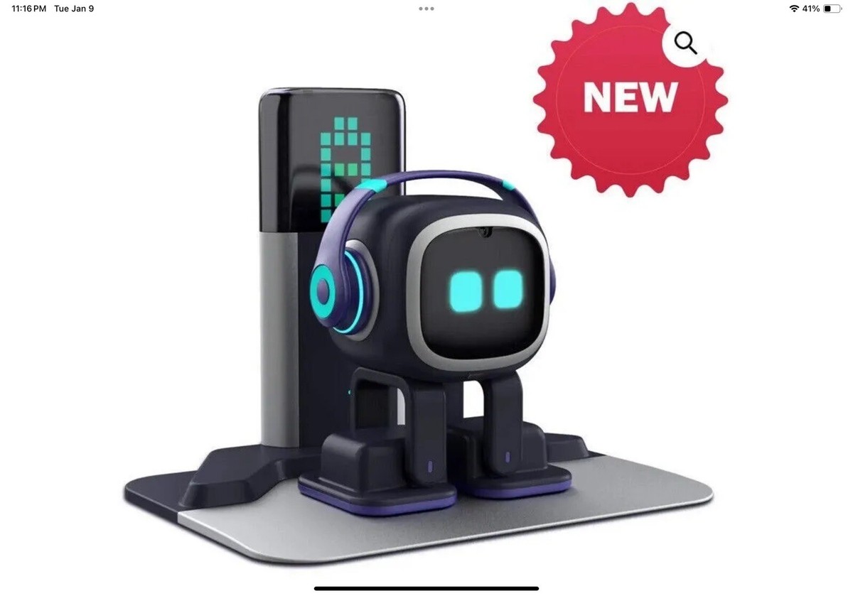 Living AI EMO ＆GO  中古品 EMO Go Home Version pet Living AI- desktop pet robot (Brand new