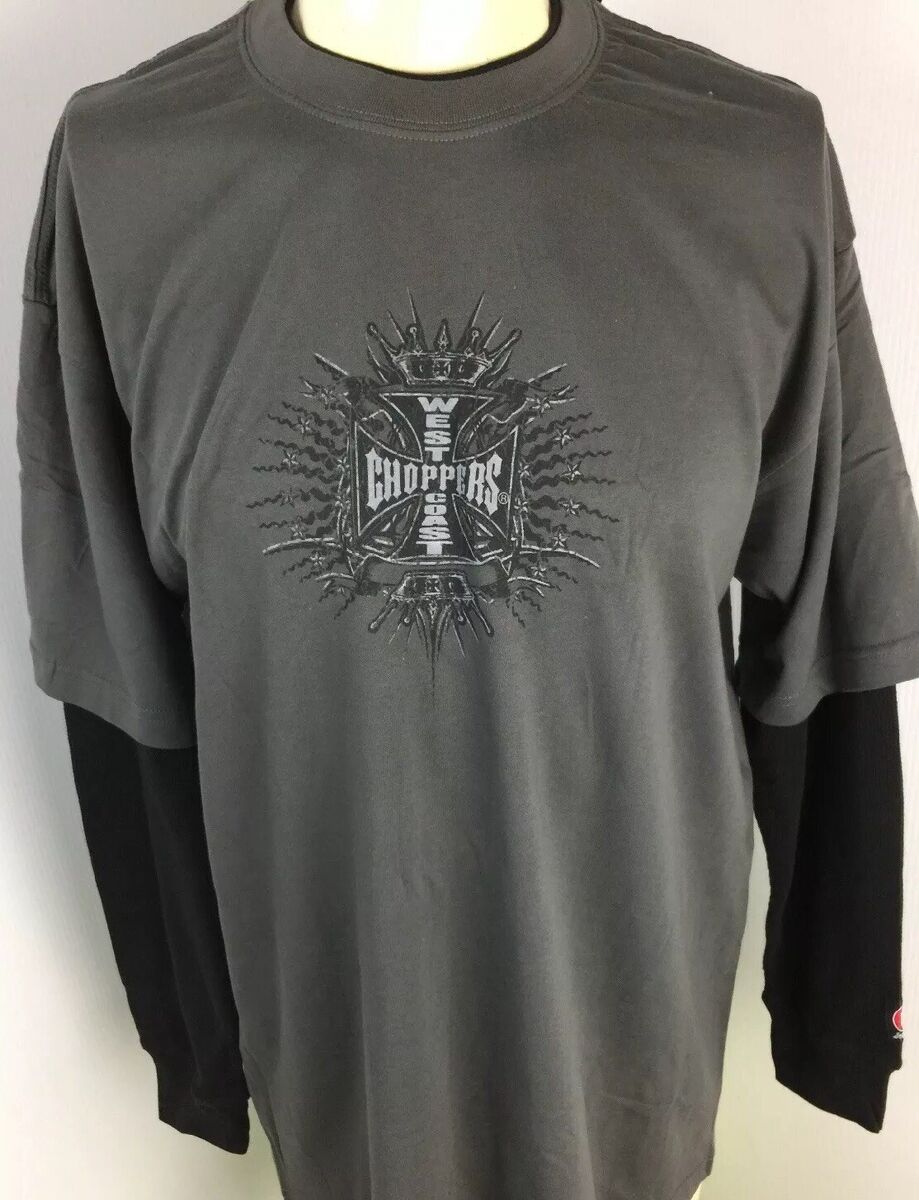 Jesse James West Coast Choppers Men's charcoal / Black Long Jesse James West Coast Choppers Men's charcoal / Black Long