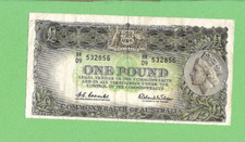 #D383. 1961 to 1965  TYPE COOMBS / WILSON  £1  ONE POUND  BANKNOTE  HK09 532856