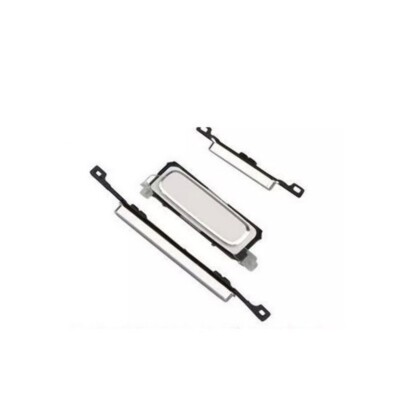 For Samsung S4 Home Power Volume Side Button Set WHITE