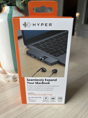Hyperdrive DUO Pro 7-in-2 USB C Hub (vglp: 69,99 ) -  Mac Book NEU&OVP