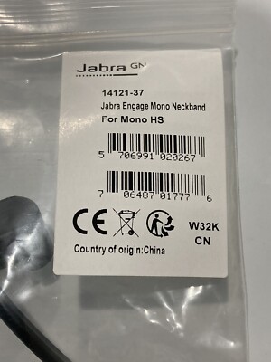 Jabra 14121-37 Engage Mono Neckband for Mono Headset. g113