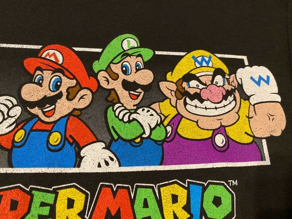 Cartoon Games Mario Brothers And Luigi T-shirts Summer Fashion