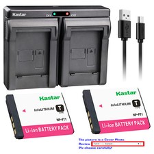 Kastar Battery Dual Charger for Sony NP-FT1 FT1  Sony Cyber-shot DSC-T3S Camera