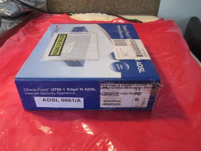 CheckPoint UTM-1 N SBXNDEF-100-2 308690 CPUTM-EDGE-NU-ADSL-A-TS Unlimited USERS 